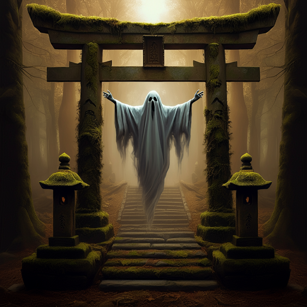 神社 幽霊